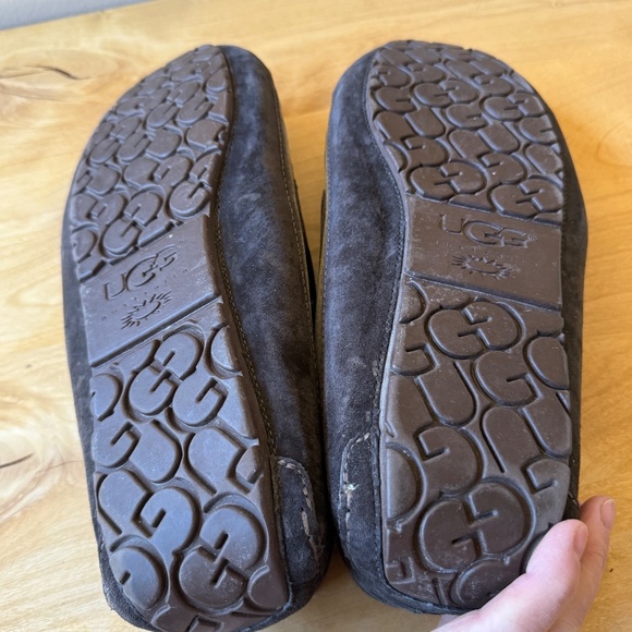 UGG BYRON BOMBER JACKET MOCCASIN SLIPPERS SN 1001545 LEATHER SHEEPSKIN MEN 15 - Picture 9 of 11